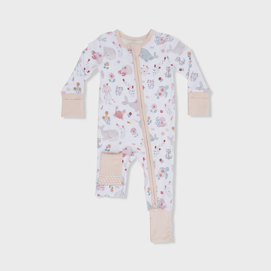 Garden Sea Creatures Convertible Romper