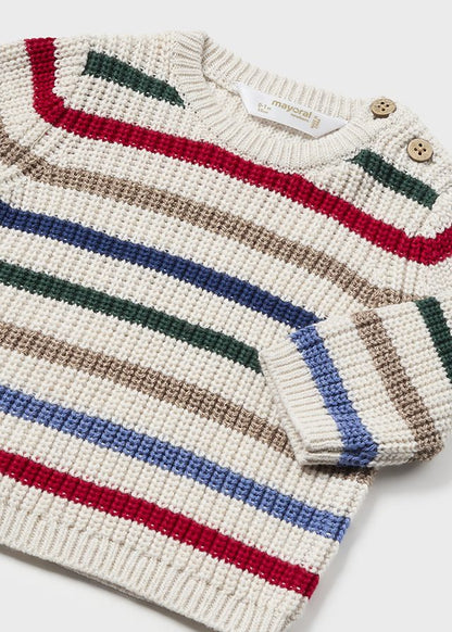 Striped Knit Sweater / 2307