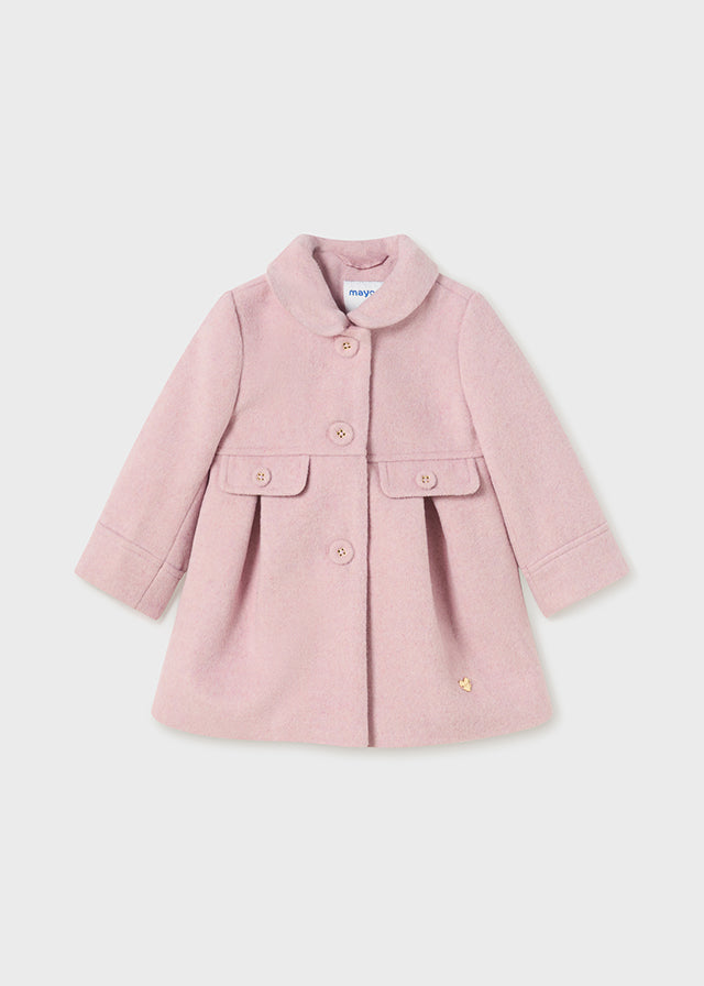 Button Up Wool Coat / 2479