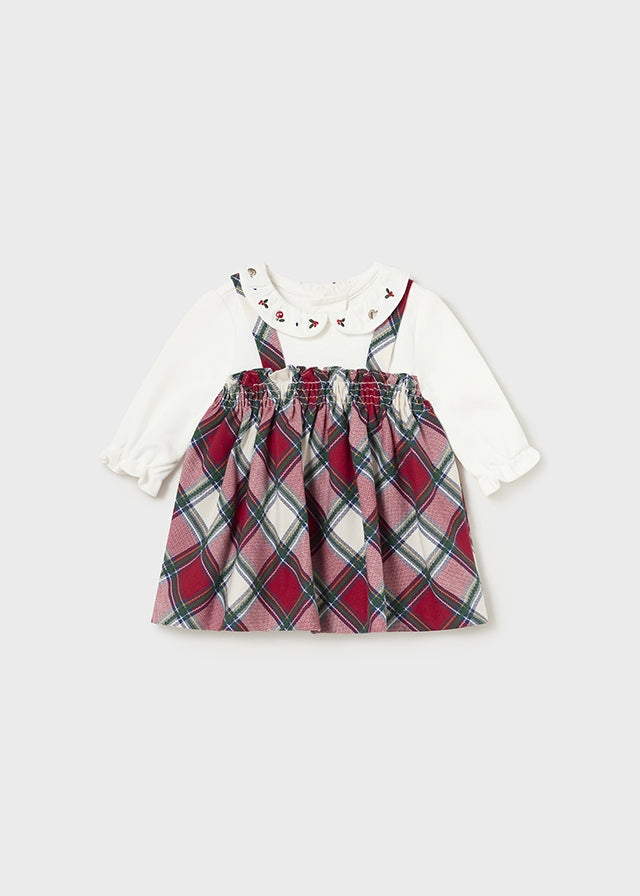 Plaid LS Dress / 2801