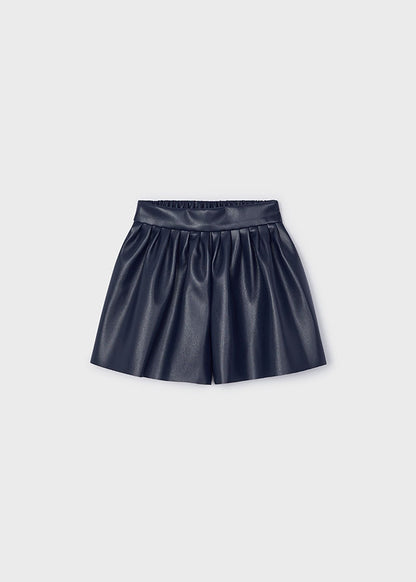 Faux Leather Skirt / 4907