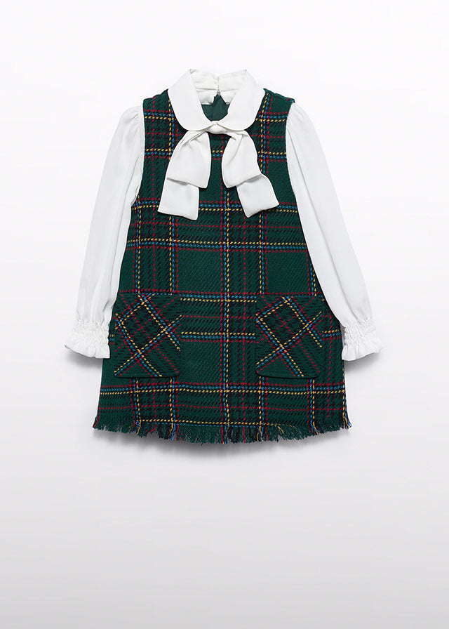 Tartan Pinafore Dress