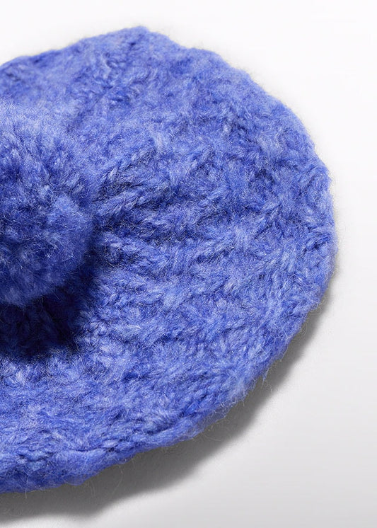 Knit Pom Beret