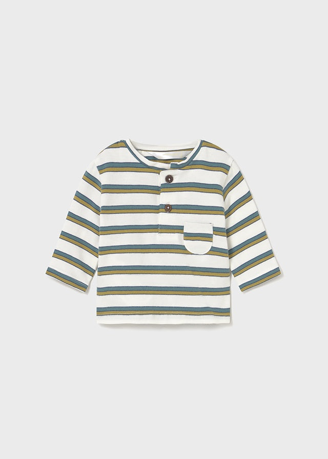 Double Color Stripe LS Top