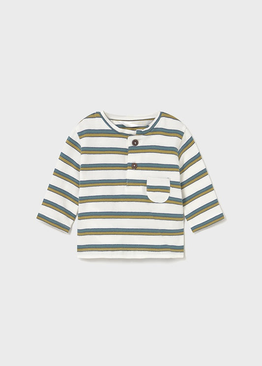 Double Color Stripe LS Top