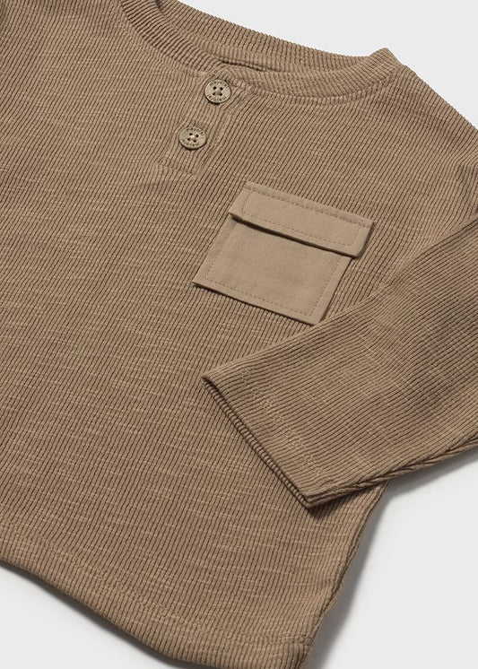 Caramel LS Baby Tee