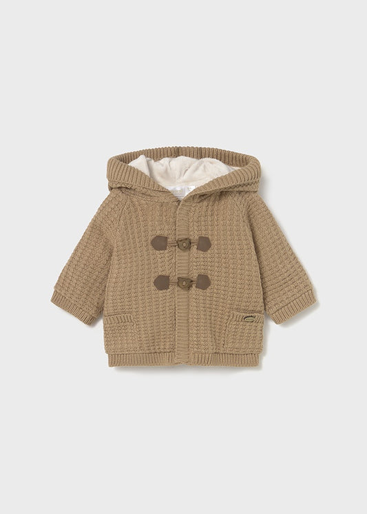 Toffee Knit Cardigan Hooded Jacket