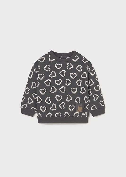 Tape Heart Baby Sweater