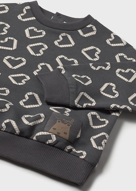 Tape Heart Toddler Sweater