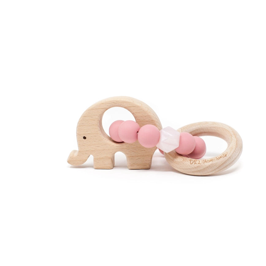 Elephant Teething Rattle