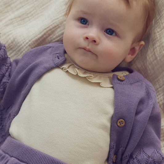Cozy Rib Frill Bodysuit
