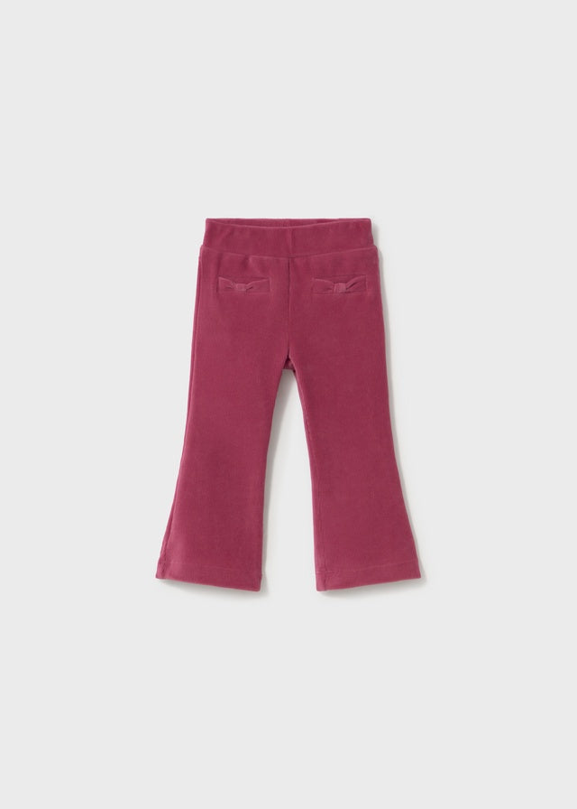 Fuchsia Cord Knit Baby Trousers 514