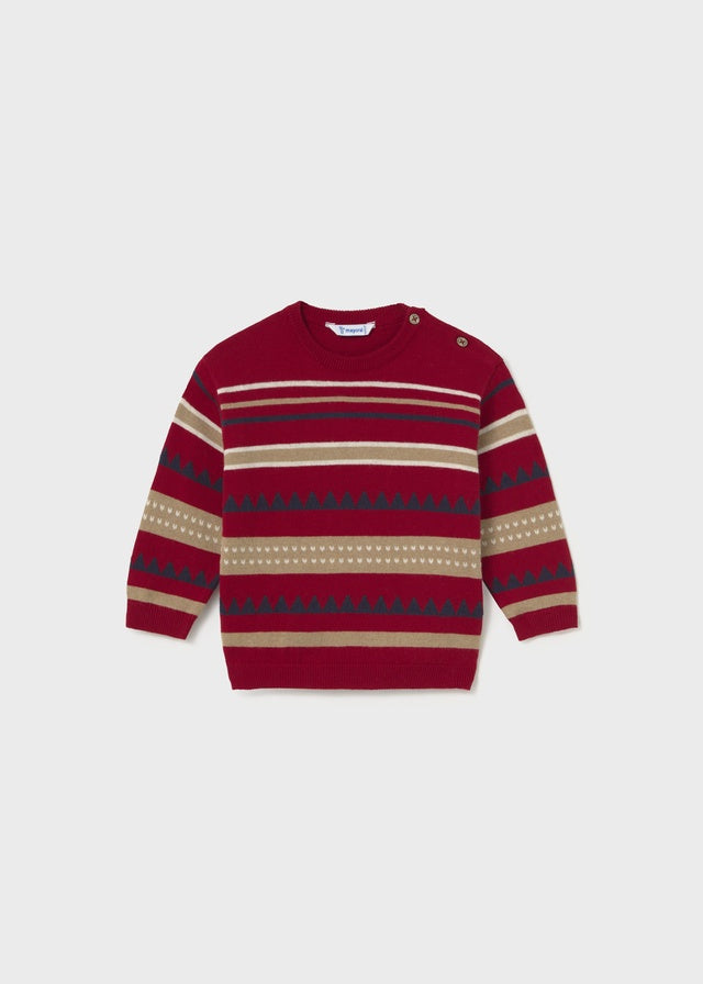 Geometric Stripes Toddler Block Jumper 2373