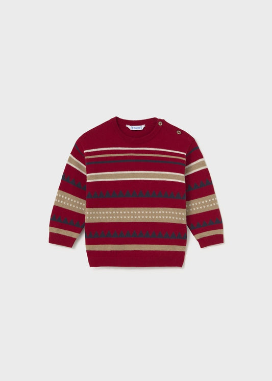 Geometric Stripes Toddler Block Jumper 2373