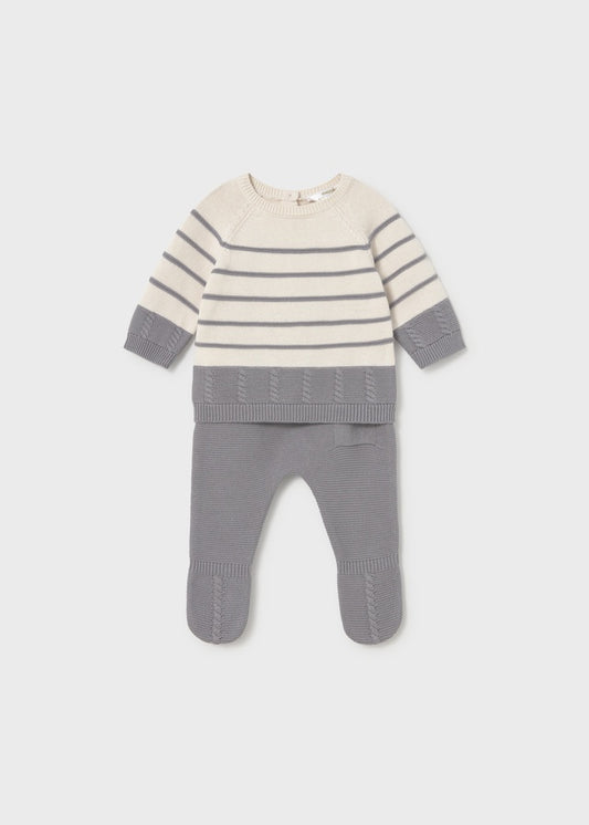 Striped Knit Leg Warmer Set 2505