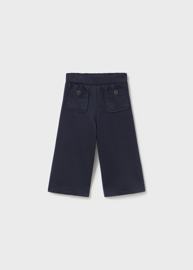 Twill Knit Toddler Trousers with Pockets 2555