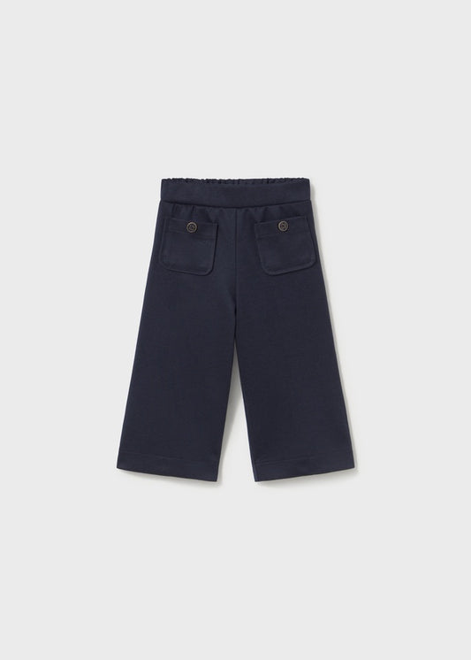Twill Knit Baby Trousers with Pockets 2555