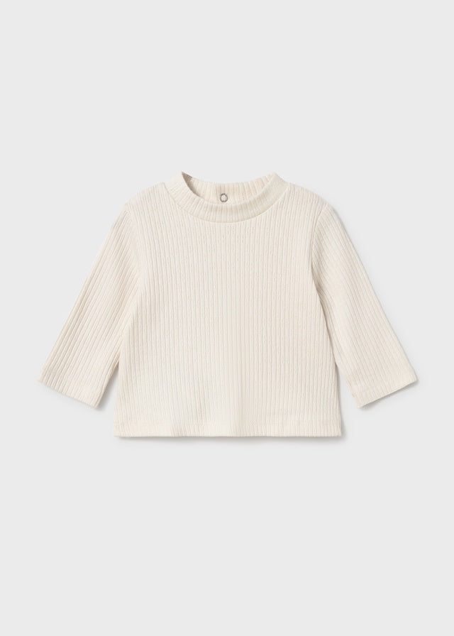 Plain Knit LS Shirt & Pants Set 2757