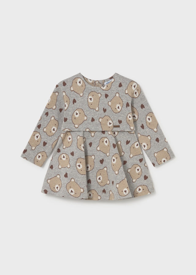 Bear Hearts Baby Knit Dress 2905