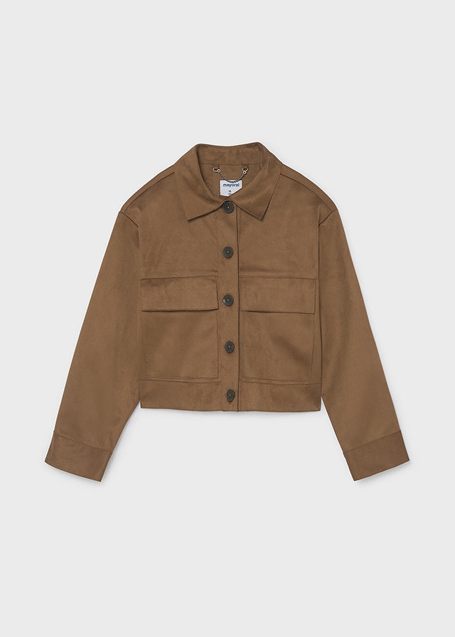 Suede Jacket w/ Pockets 7436