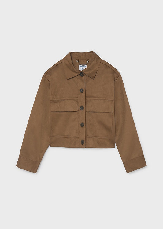 Suede Jacket w/ Pockets 7436