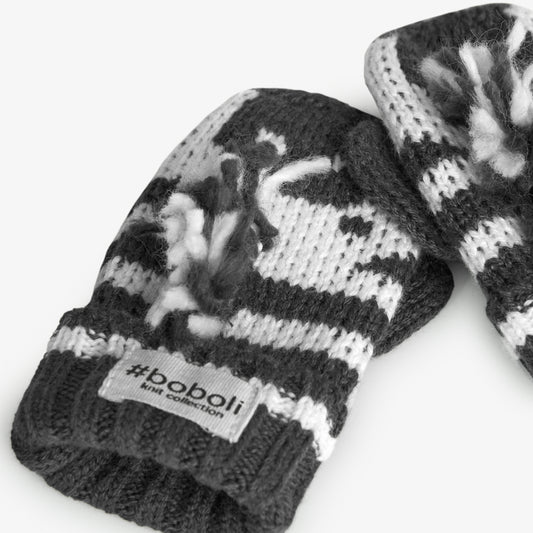 Zebra Knit Glove