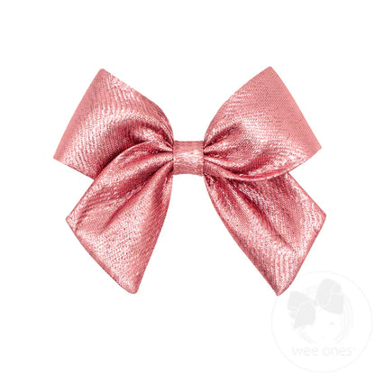 Metallic Lamé Bowtie with Tails