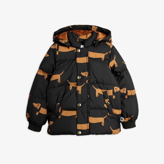 Dachshund Dog Hooded Puffer