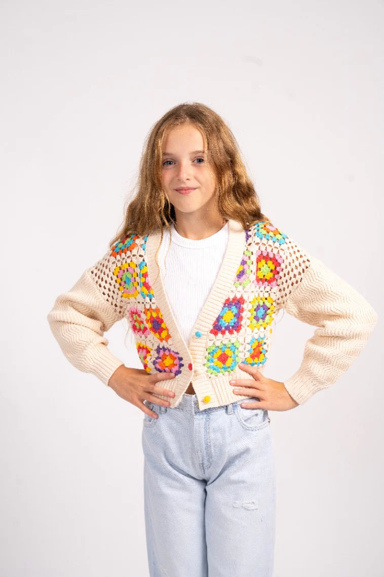 Tasha Patchwork Cardigan