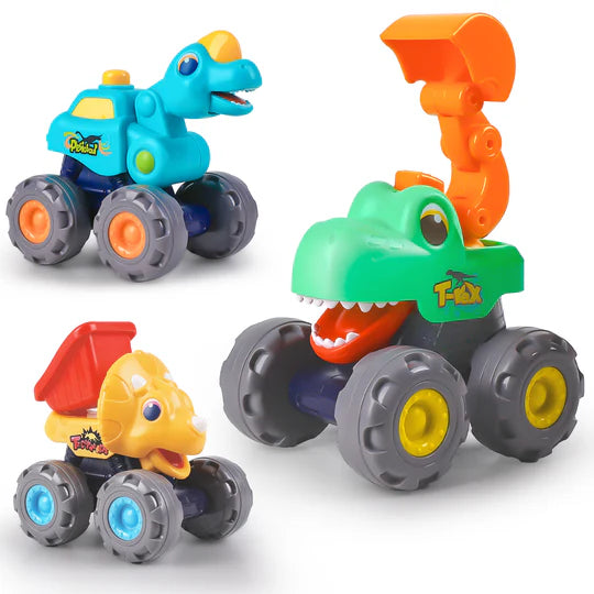 Dino Monster Trucks set of 3