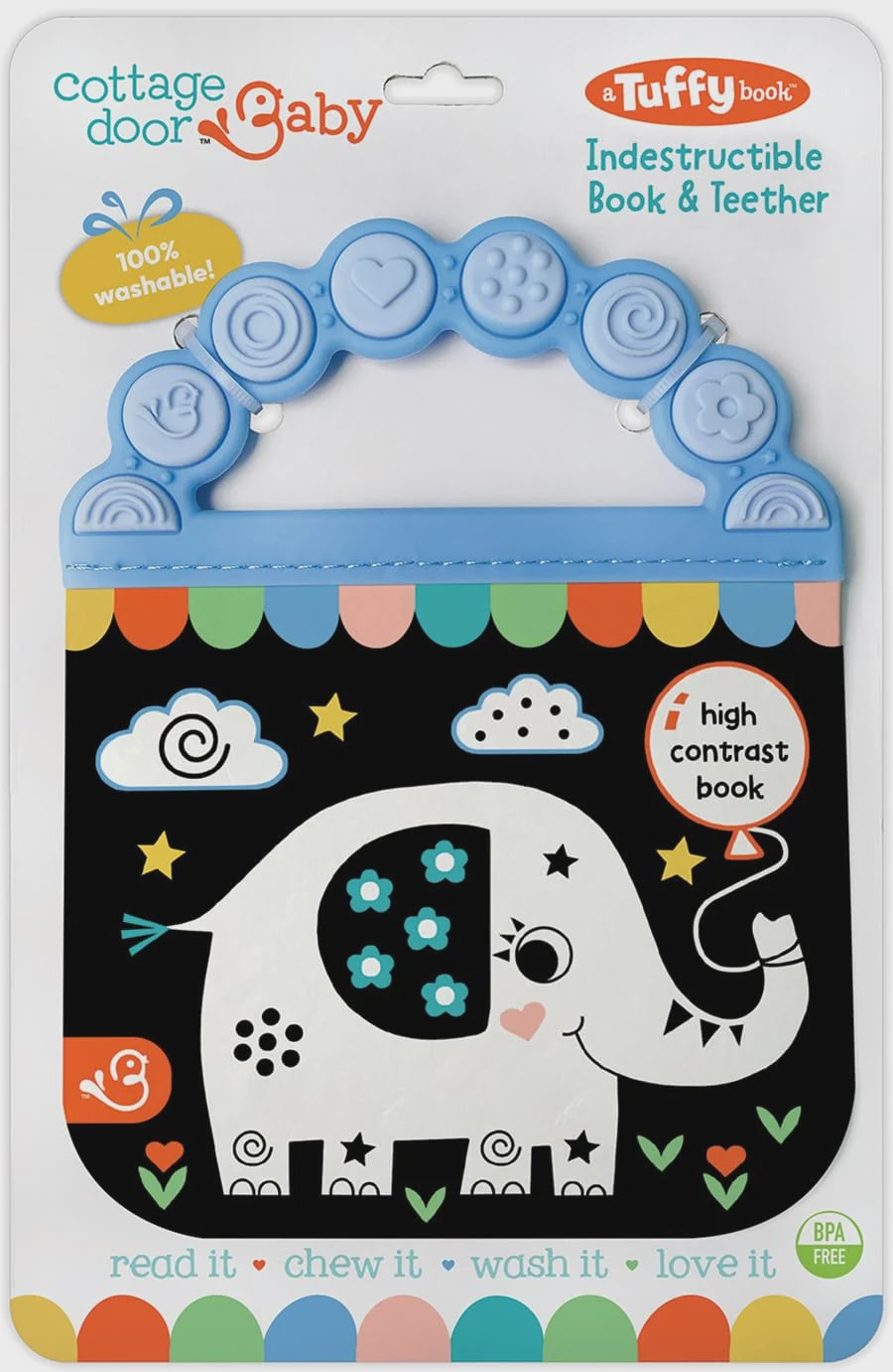 Tuffy Book - Look, Look Baby! Rhyme Time Tuffy High-Contrast Book