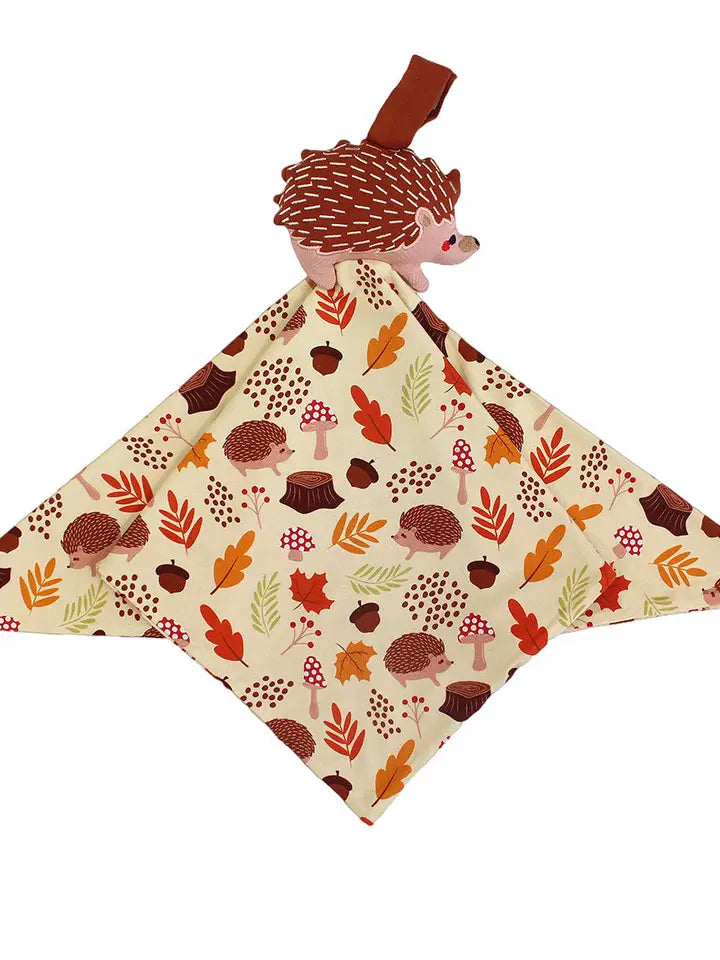 Fall Woodland Whimsy Hedgehog Baby Lovey