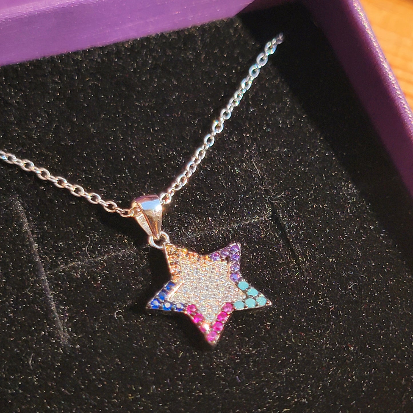 Multicolored Star Pendant