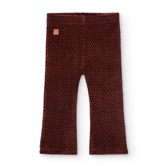 Tiny Hearts Corduroy Flare Pant