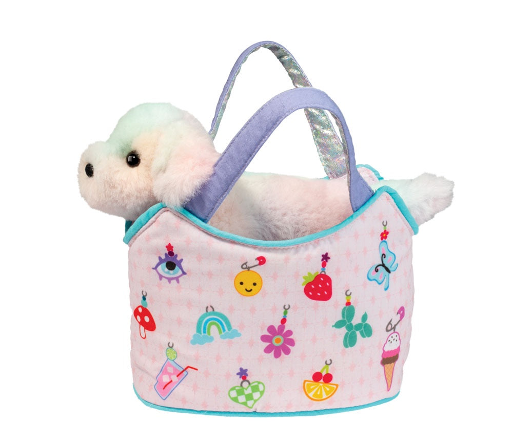 Rainbow Puppy Plushie w/ Purse