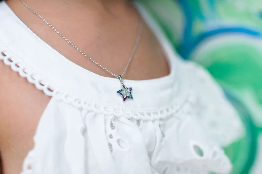 Multicolored Star Pendant