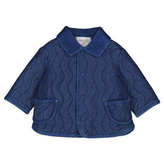Denim Waves Padded Coat
