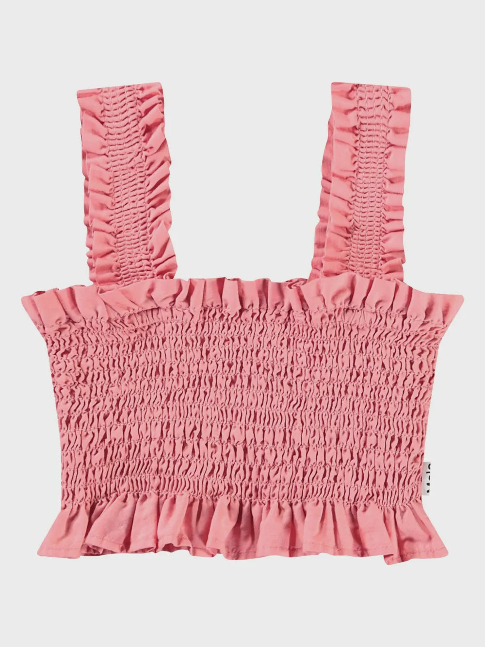Rolfia Smock Kid Tank in Cloud Pink