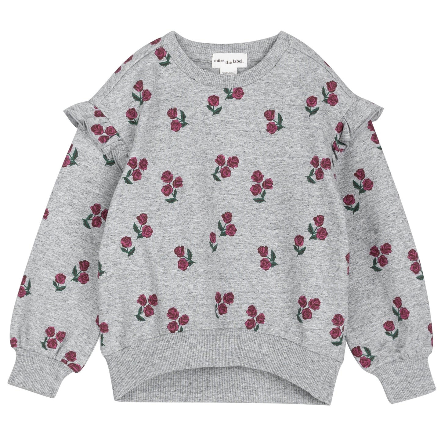 Roses Print Sweatshirt