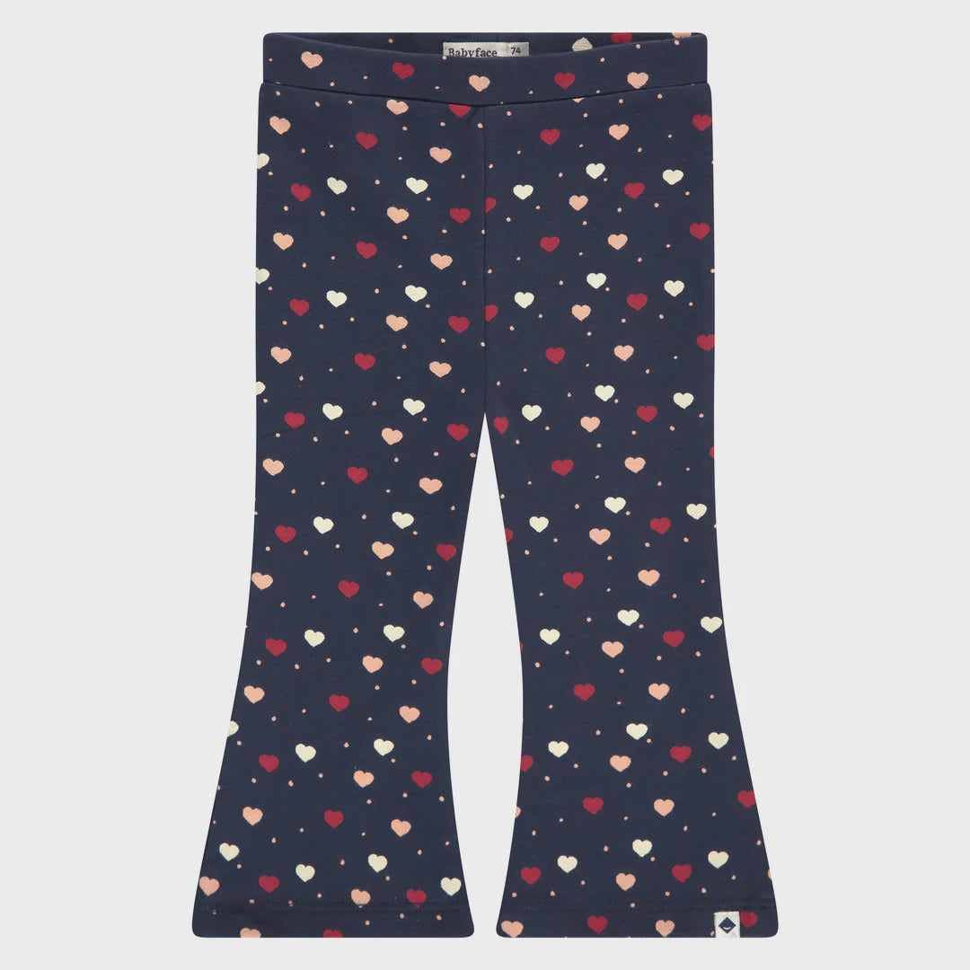 Indigo Heart Flared Pant