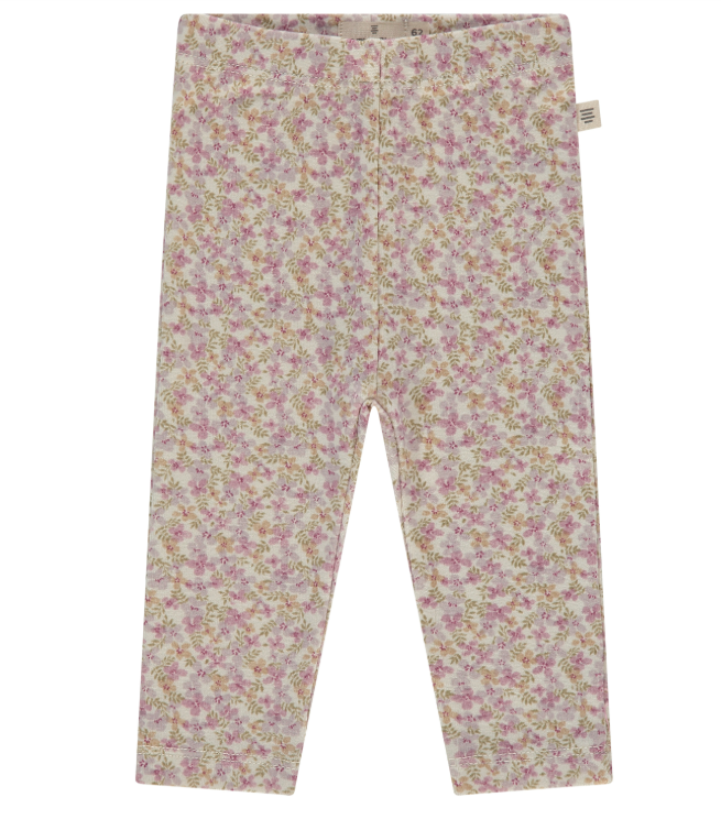 Pink Floral Print Baby Soft Legging