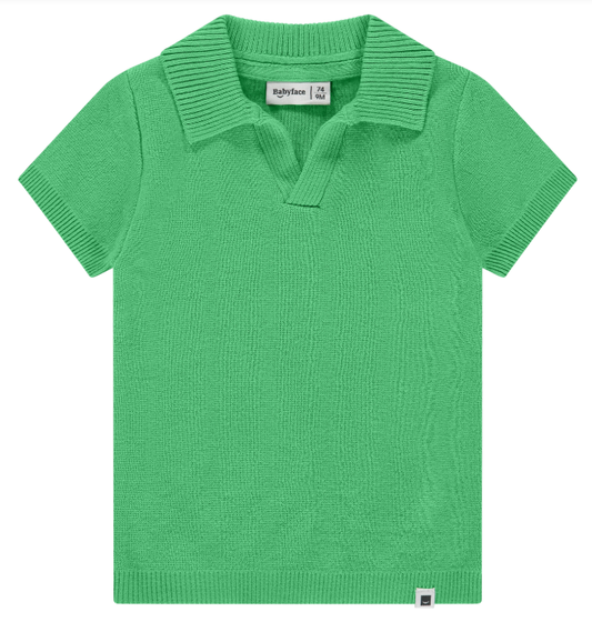 Frog Green Baby Polo SS Tee
