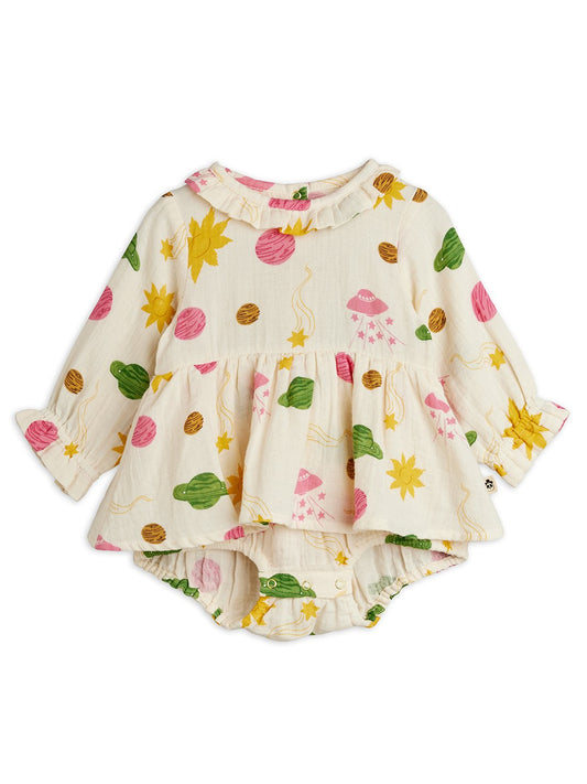 Space Baby Muslin Dress