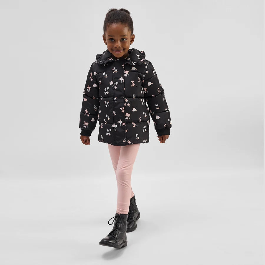 Collared Puffer Coat