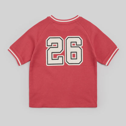 Twenty-Six Kid Knit Tee in Red