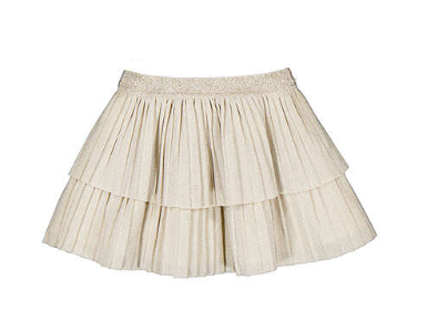 Neutral Layered Skirt 2955