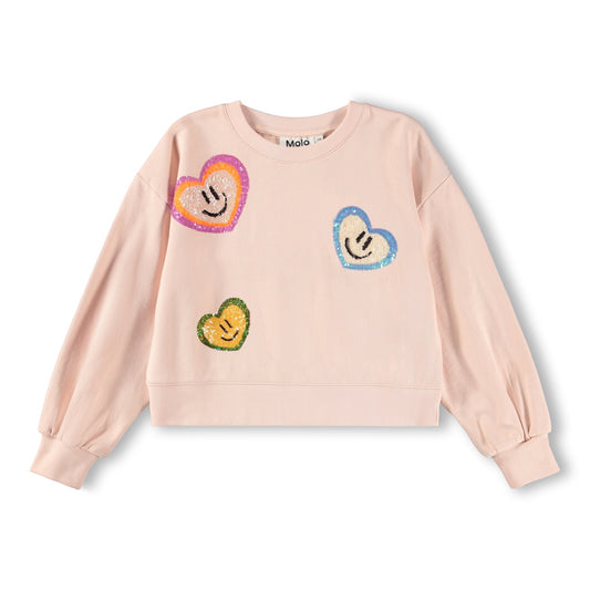 Miki Petal Blush Toddler Sweater