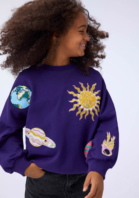 Marika Sparkle Space Toddler Sweater