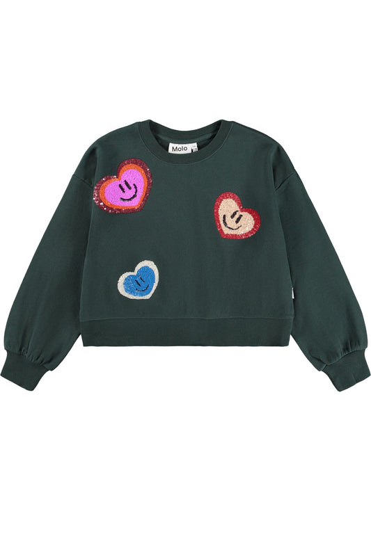 Miki Hearts Sweatshirt Taxus