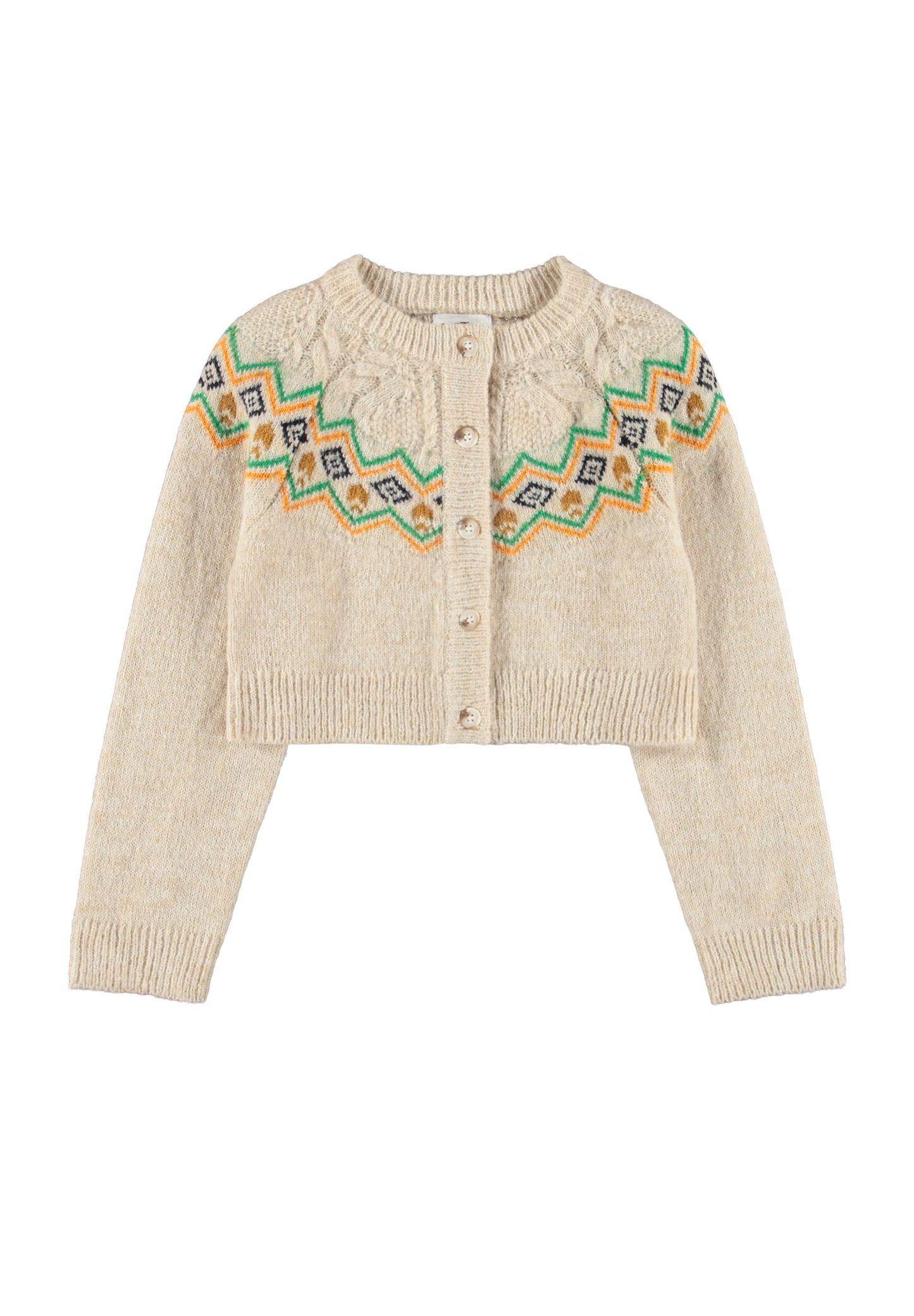 Gemma Pearled Fairisle Cardigan